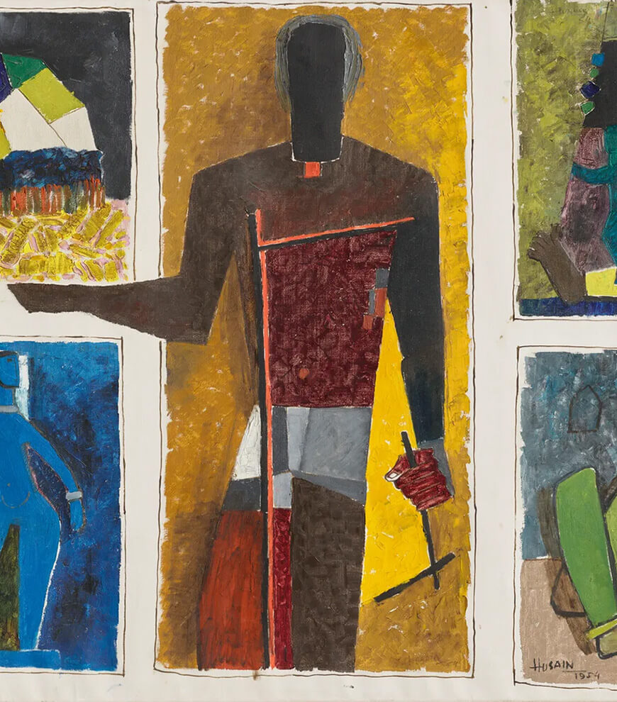 MF Husain’s painting has set a new record as the most expensive modern Indian artwork ever sold, fetching a staggering ₹118 crore at auction