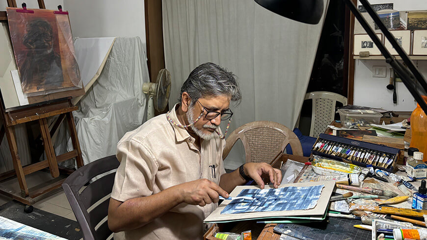 Quiet Presence: A Dialogue with Indrapramit Roy on Art, Space, and Memory