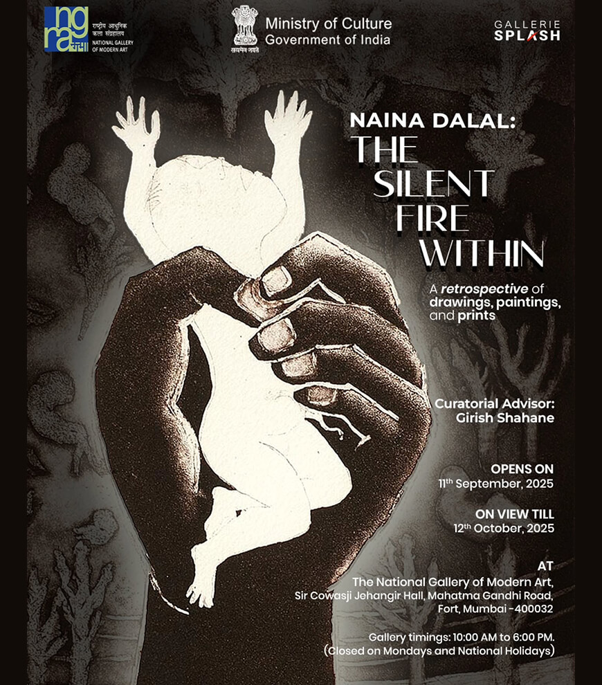 Naina Dalal: The Silent Fire Within – A Retrospective Drawings, Paintings, and Prints
