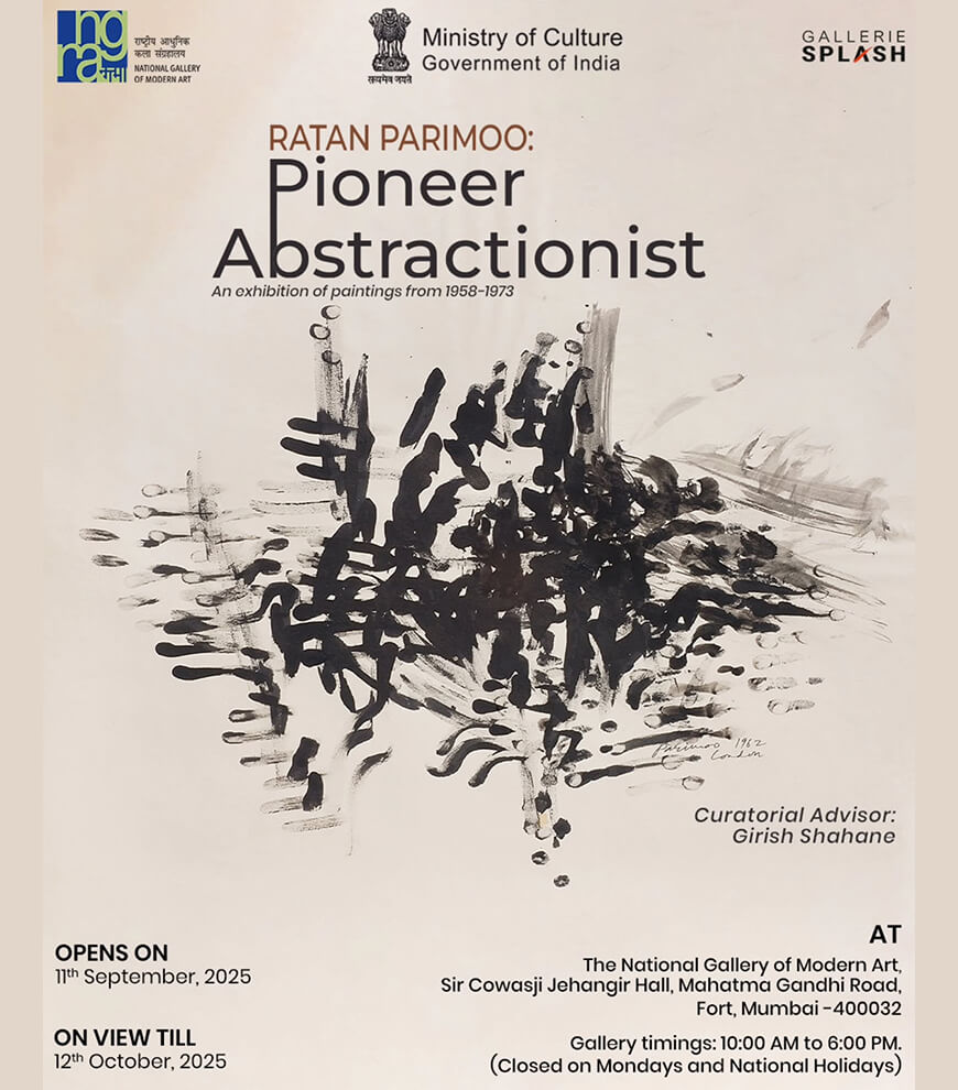 Ratan Parimoo: Pioneer Abstractionist – An Exhibition of Paintings from 1958–1973