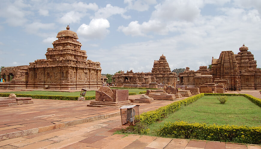 Pattadakal temple complex (Image Courtesy: Wikipedia)