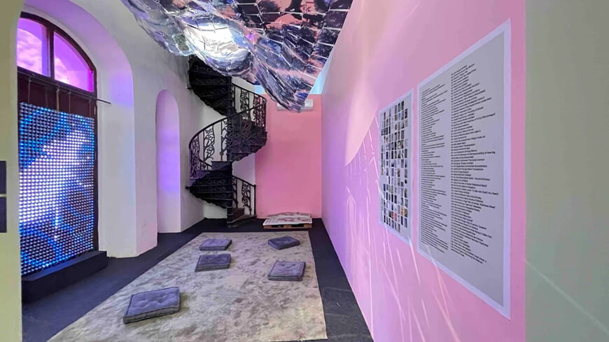 As Tranquil As Can Be, Shown at: ‘Serendipity Arts Festival’, Old GMC Complex, Goa, 2025 (Image Courtesy: raqsmediacollective.net)